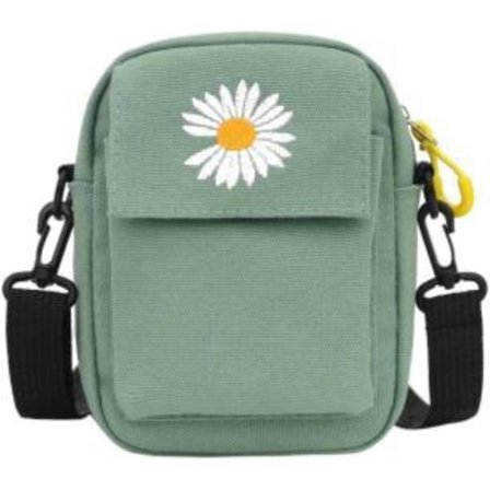 Pieni nailoninen olkalaukku naisille, matkapuhelimelle, lompakolle, laseille, korteille ja avaimille. Kukkaro naisille, teineille ja tytöille