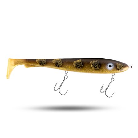 SvartZonker McRubber XL Rigged 30 cm, 215g - Söder Spotted Bullhead