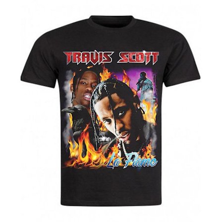 Vintage Tee Retro 90-luvun T-paita Travis Scott
