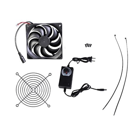 Høyytelses 12 cm DC12V 220V 12 cm vifte for varmespredning i elektroniske enheter