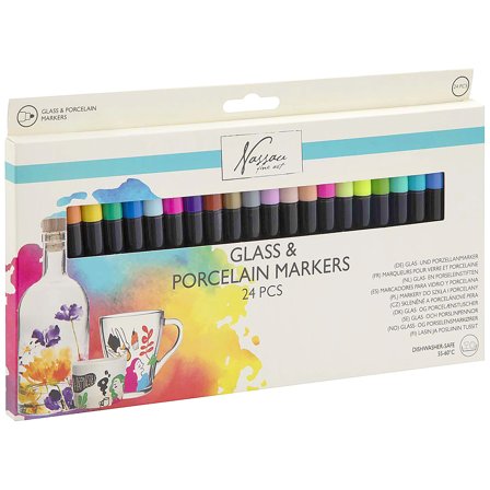 Glass and Porcelain Markers 24-set