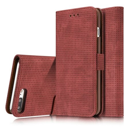 iPhone 8 Plus - Smart Fodral i "Old Look" (PU-Läder)