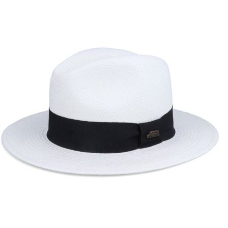 Headzone - Vit straw Hatt - Panama Satin Straw Hat @ Hatstore