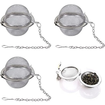 3-pack teinfuser, uppgraderad tesil, premium teinfusorer för