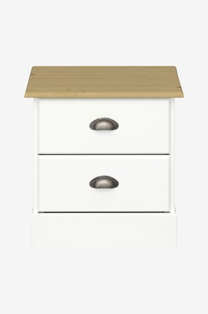 Loft24 - Sengebord Lorca - Hvid - Sengeborde - Fra Homeroom