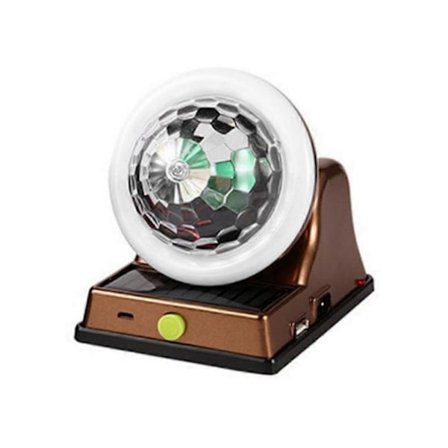 Solar Laddning Färgglad Magisk Boll RGB Atmosfärslampa, Solar-Discolampa