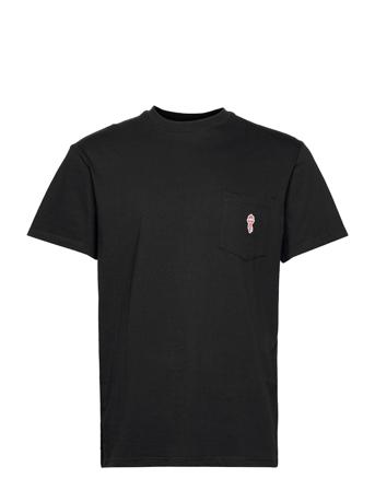 Loose Fit T-Shirt With Pocket T-shirts Short-sleeved Musta Revolution