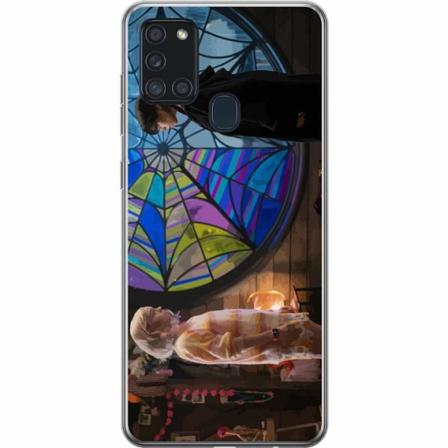 Samsung Galaxy A21s Genomskinligt Skal Wednesday Addams