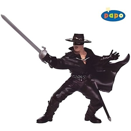 Zorro Figuriini Kokoelma - Papo - 13cm - Käsintehty
