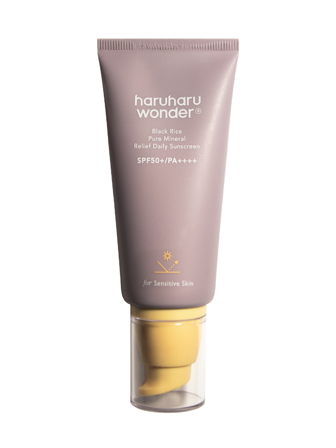 haruharu wonder Black Rice Pure Mineral Relief Daily Sunscreen SPF50+ PA++++, 50 ml