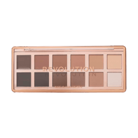 Revolution The Master Icon Matte Nudes Palette Ögonskuggor Dam Transparant 8,4g