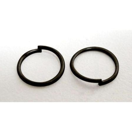 20 gr. (noin 460 kpl) vastarenkaat Ø 6 mm. (4 värivaihtoehtoa) Black