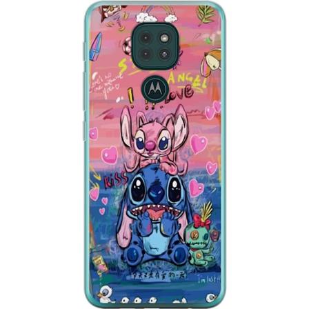 Motorola Moto G9 Play L pin kyv kuori Stitch taide