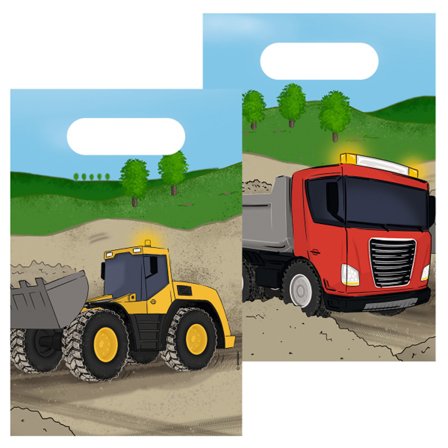 Byggeplads Papirsposer 6-pak