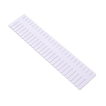 4st Lådavdelare Organizer Gör-det-själv-förvaringsorganisator White 47*7cm