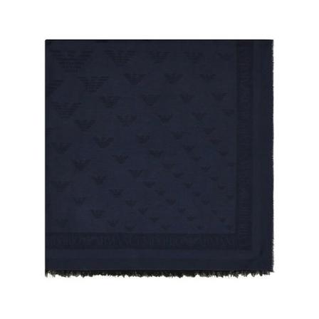 Emporio Armani - Halsdukar - Blå - Herr - Storlek: One Size, Herr, Storlek: ONE SIZE