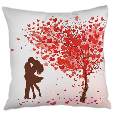 Ystävänpäivän kodin koristetyynyliina, pehmeä sohvatyynynpäällinen tyttöystävälle poikaystävälle