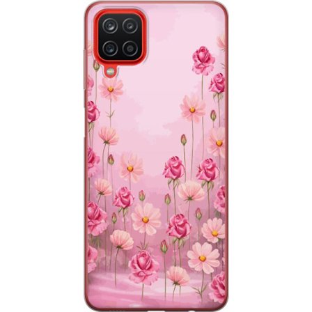 Yhteensopiva Puhelinkuori Samsung Galaxy A12 Petal Reverie Soft Blush