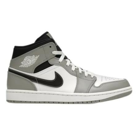 Jordan 1 MID Sneakers , Grijs , Dames , Maat: 37 1/2 EU