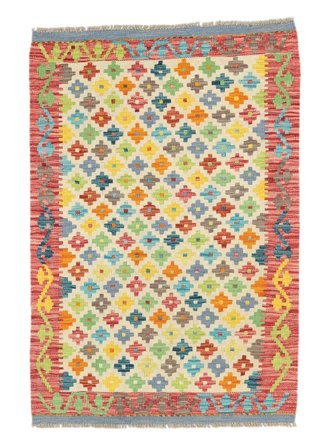 Handvävd Kelim Afghan Old Style Matta 82X120