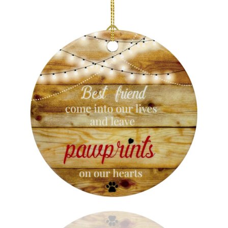 Pet Memorial Gifts, Dog Memorial Gifts för förlust av hund present, 2,9 tum Keramik