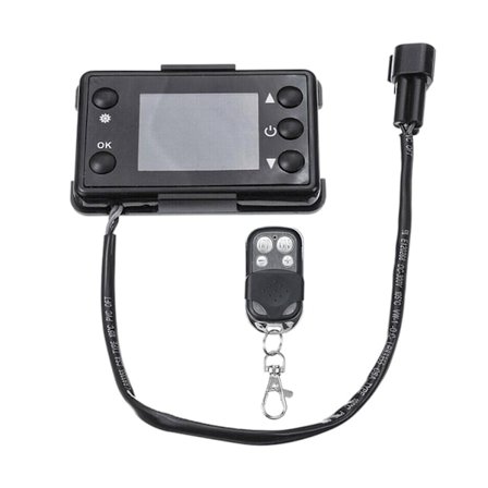 Värmare 12V LCD-skärm Switch Fjärrkontroll för Bil Lastbil Luft Par