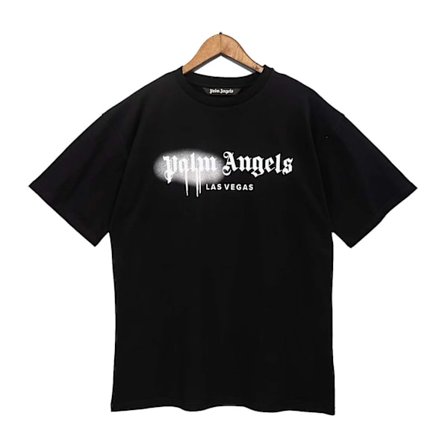 Palm Angels 22ss trykte Menn Kvinner Unisex Elskere Modeller Mote Casual Korthjertet Bomull stil 6 style 6 XL
