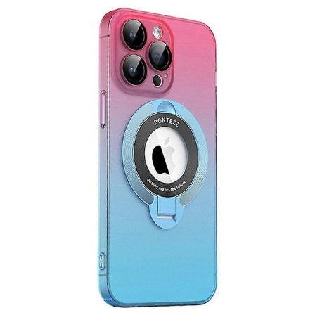 VOERO Stöttåligt Skal för iPhone 15 Pro Ställ Hårt PC Telefonskal Kompatibelt med MagSafe