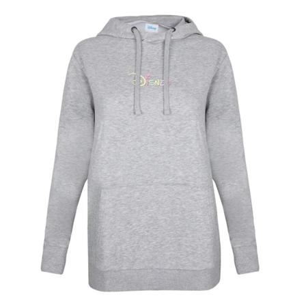 Disney Regnbågslogotyp Luvtröja För Dam/dam M Heather Grey