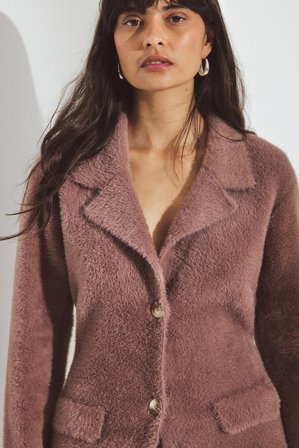 Erica Kvam x NA-KD Lurvig Blazer - Blazers - Rosa - XS (EU 32)