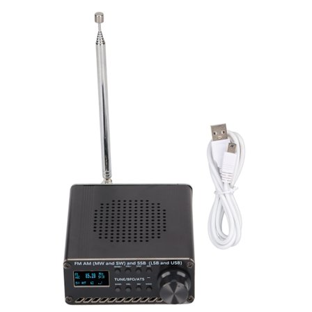 Bærbar Full Band Radio Scanner FM AM MW SW SSB LSB USB Håndholdt Optager Si4732