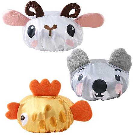 Vattentäta Återanvändbara Duschmössor för Barn 3-pack