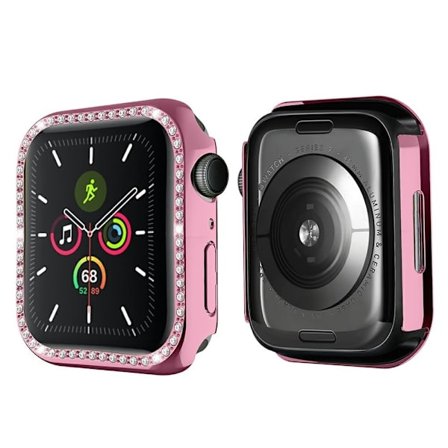 Apple Watch (45 mm) strassdekorationshölje - Rosa