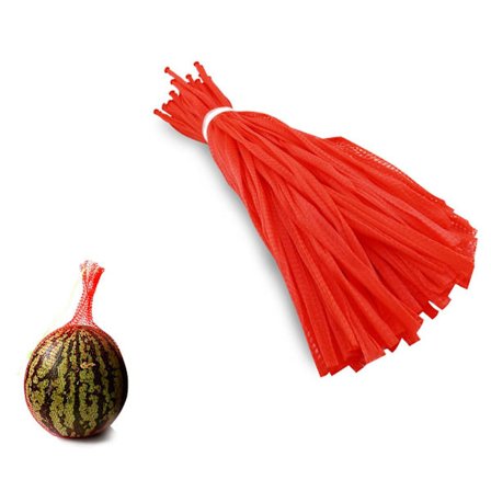 100 stk. Genanvendelige Netposer, 12 tommer Stor Netpose, Meget Velegnet til Frugt, Grøntsager, Skaldyr og Børn