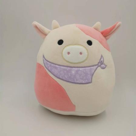 20cm Squishmallow Kudde Plyschleksak Kawaii Mjuk Lila Halsduk Ko