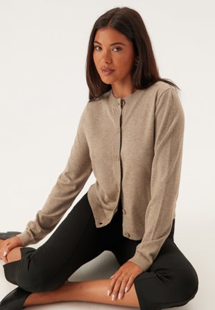 Object Collectors Item-Objthess L/S Short Cardigan-L