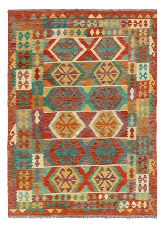 Oriental Kilim Afghan Old Style Rug 170X240 Wool, Afghanistan