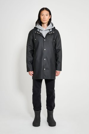 Stockholm Lightweight Raincoat Black