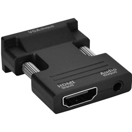 VGA til HDMI Adapter Konverter 1080P Bærbar - Xuyan - Lyd Support - Ultra-lille