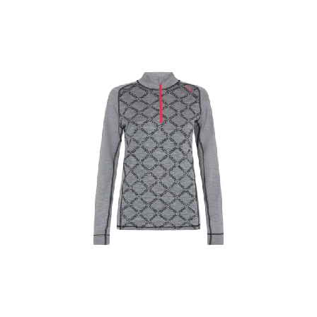 Dovre Pullover Med Halv Dragkedja | 100% Ull Grå Tröjor Dam XL