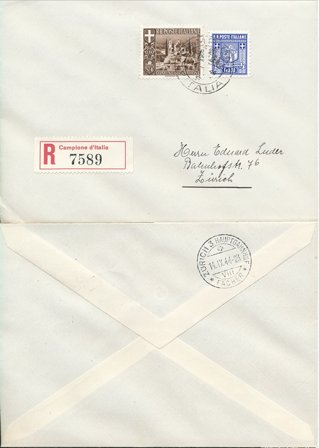 Italien 1944 - MICHEL 4B+7 - Stemplet