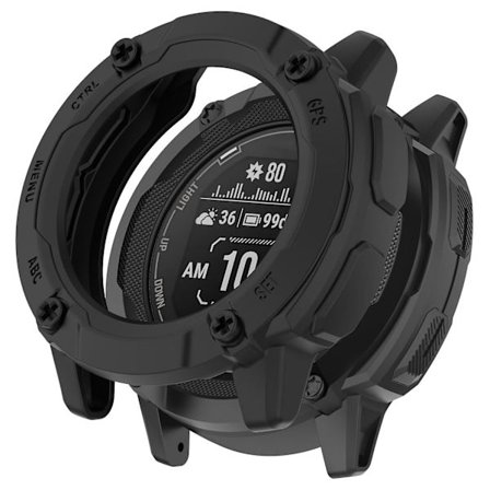 Anti-Fall TPU Hollow Cover för Garmin Instinct 2X, Snabbavtagbart Sportklockfodral
