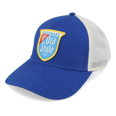 American Needle - Bleu trucker Casquette - Old Style Valin Royal/Ivory Trucker @ Hatstore