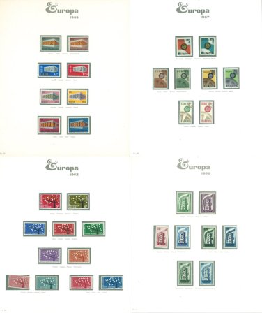 EUROPA - Samling 1956-1969 i album