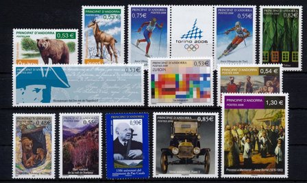 Fransk Andorra - Årgang 2006 - Postfrisk - YT 620-632