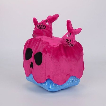 2024 Blox Fruits Plysjeleketøy, Myk PP Bomulls-Plysj Pute, 8" Klemmbar Plysj Kosedyr, Gave til Fans Barn