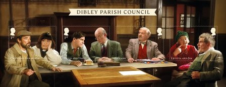England - Komedieserien The Vicar of Dibley - Postfrisk miniark