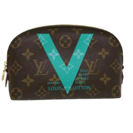 Louis Vuitton Vintage Pre-owned Canvas pouches , Bruin , Dames , Maat: ONE Size Vintage Tassen