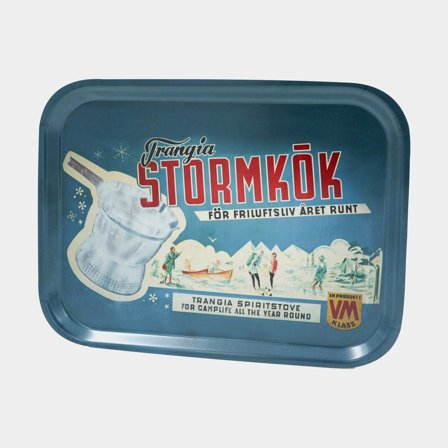 Birch serving tray Trangia Vintage, blue, 27 x 20 cm