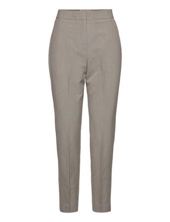 Jxkatie Slim Hw Check Pant Grey JJXX